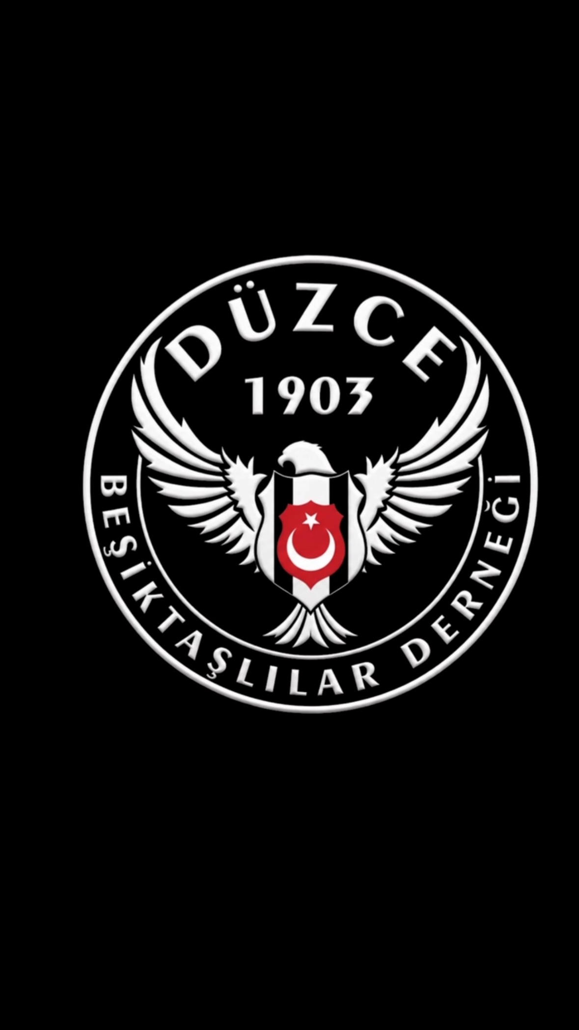 Kartalın özgürlüğünü, Ay ve Yıldızın gururunu taşıyan yeni logomuz…

Beşiktaş sevdamızı ve vatan sevgimizi tek armada buluşturduk.

1903 Düzce Beşiktaşlılar Derneği’ne hayırlı olsun. 🦅🇹🇷🖤🤍